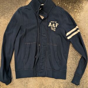 Abercrombie & Fitch Men's Navy Jacket